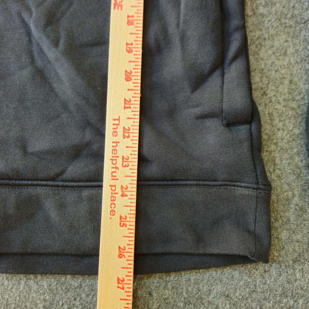 Nike Quarter Zip Pullover L Black Apothic Wine Logo Fleece Gorpcore Athleisure - Picture 7 of 10